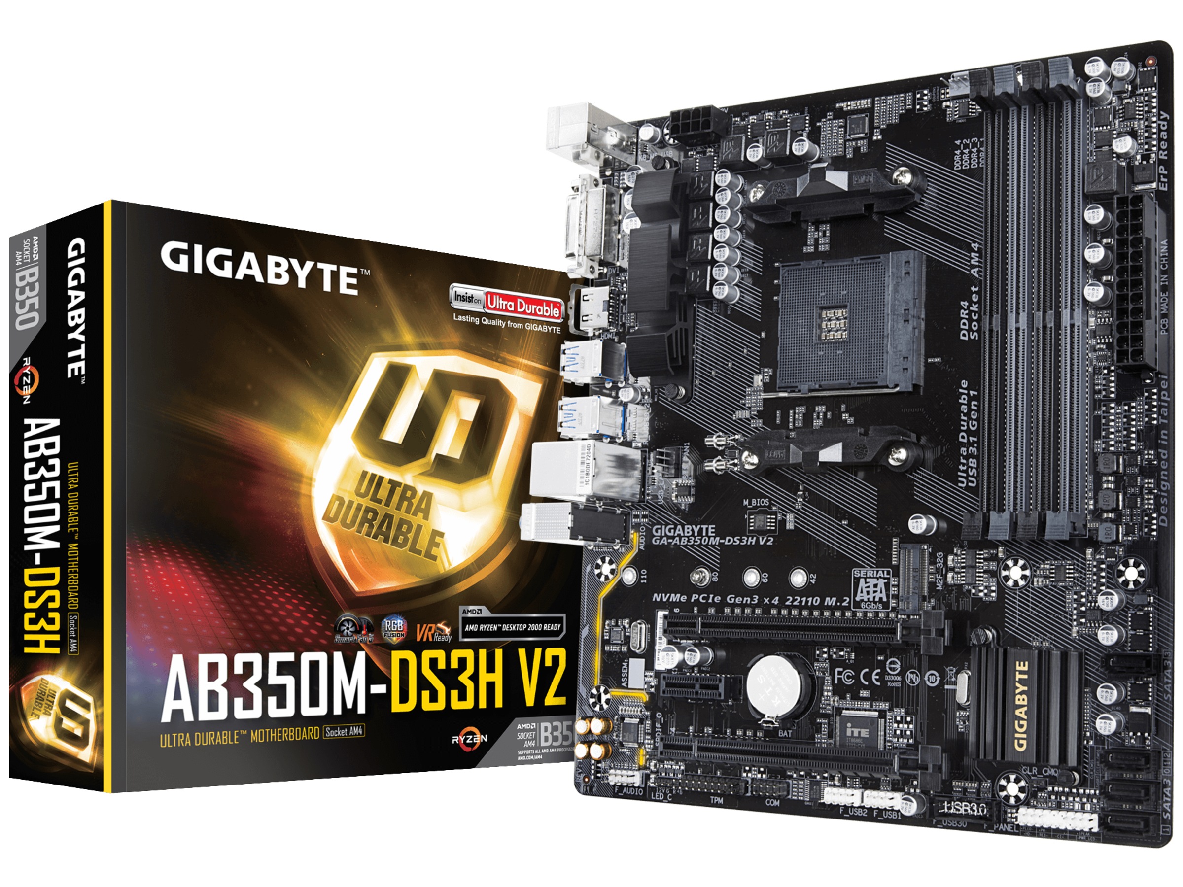 Gigabyte ga ab350m ds3h v2 обзор