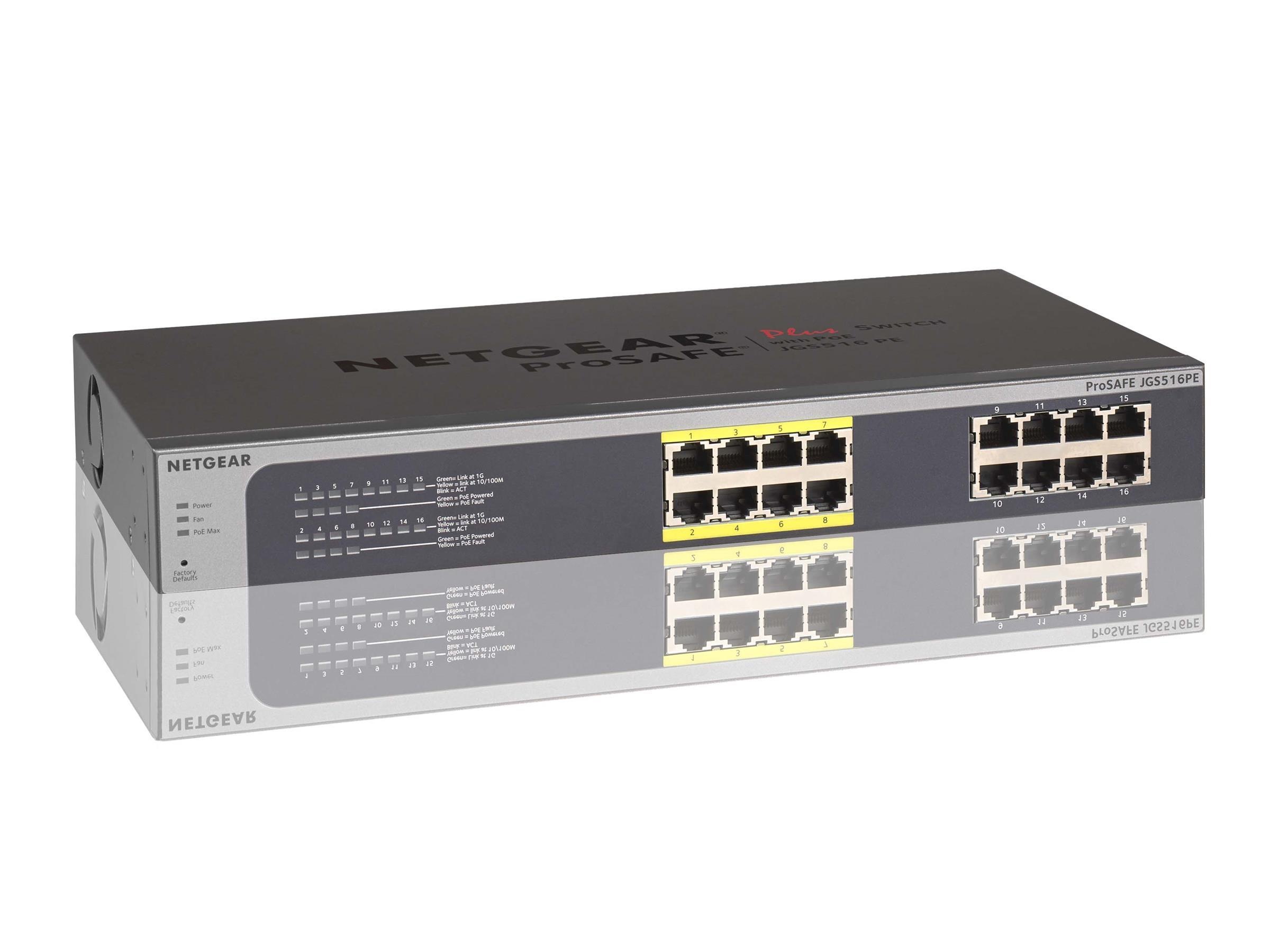 Netgear JGS516 Unmanaged Switch - Komplett.dk