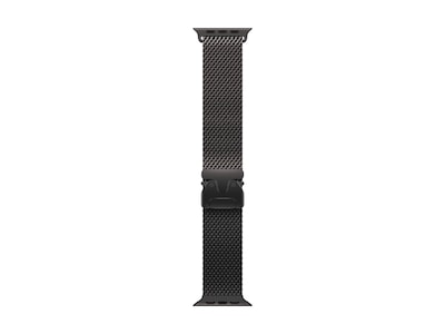 Apple Watch 49mm Titanium Milanese Loop (black)