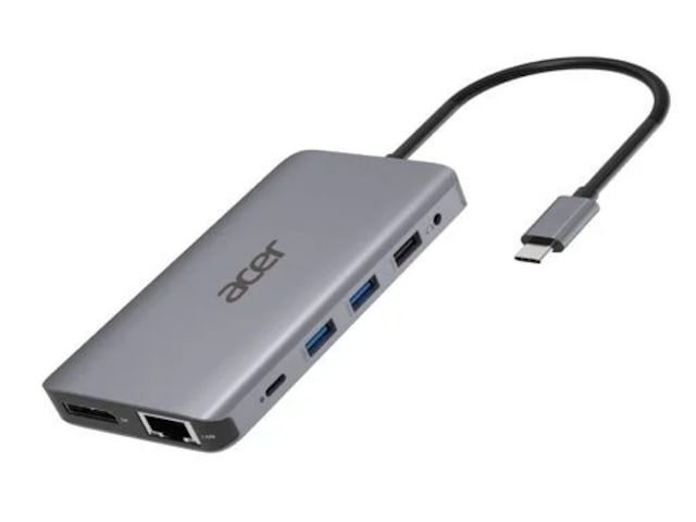 Acer 12-i-1 USB-C Multiport Docking (sølv) Dockingstation og USB-hub