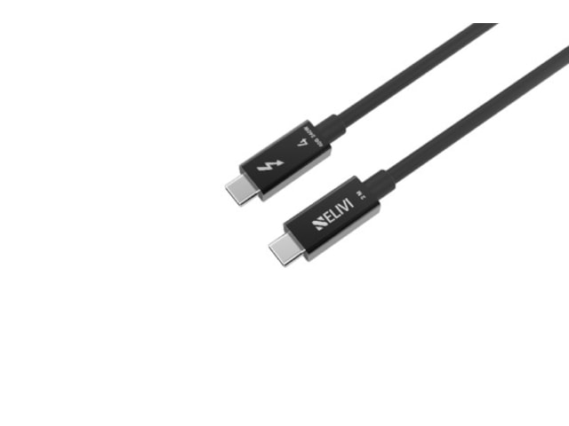 Elivi Thunderbolt 4 kabel 3m (sort) USB-kabler