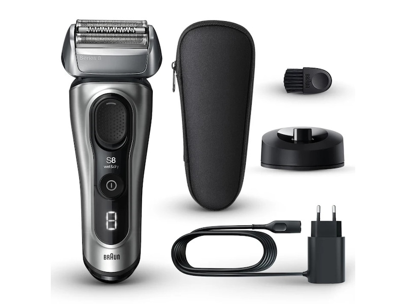 Braun Series 8 Elektrisk barbermaskine 8517s (sølv) Barbermaskine