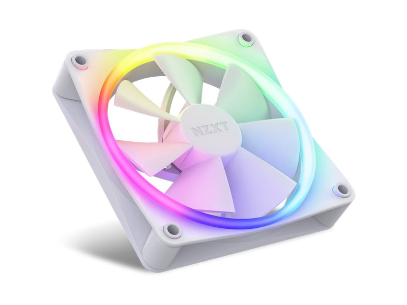 NZXT F120 RGB 120mm PWM Blæser Triple Pack (hvid) Blæsere