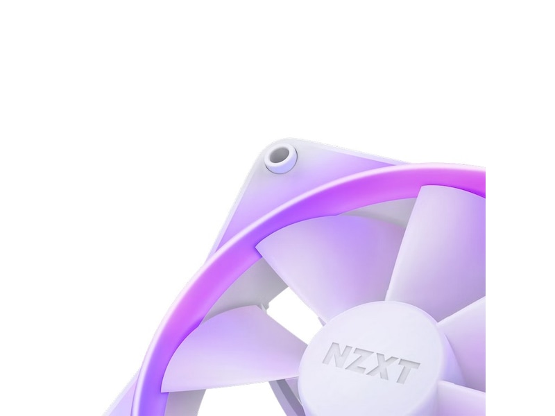 NZXT F120 RGB 120mm PWM Blæser Triple Pack (hvid) Blæsere