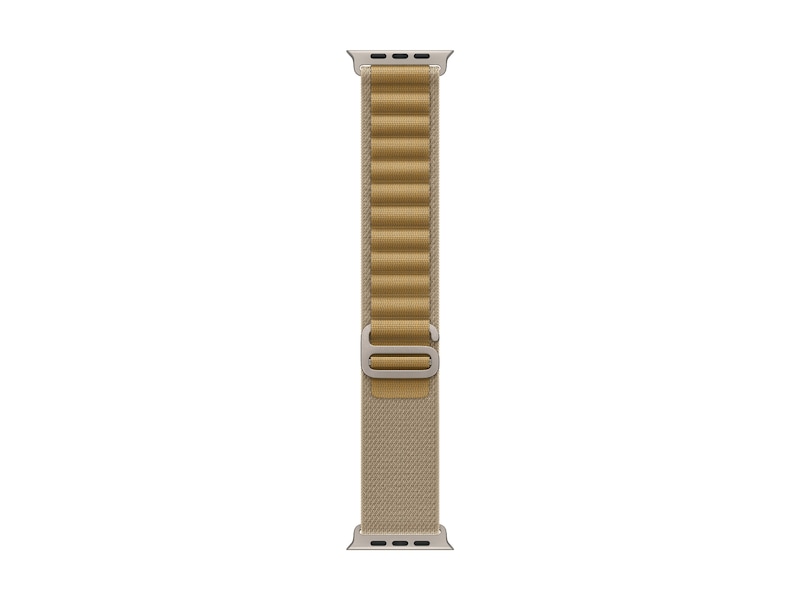 Apple Watch 49mm Natural Titanium Alpine Loop (tan) Rem