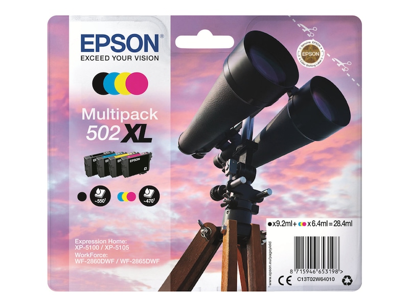 Epson Blæk 502XL Multipack Blækpatroner