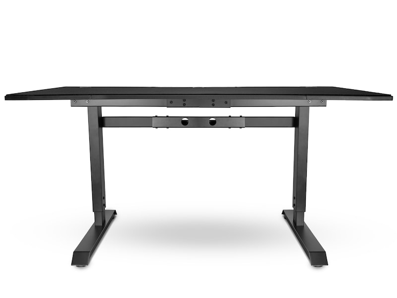 Svive Altair Gaming Desk mat sort med sorte sømme Gamingdesk