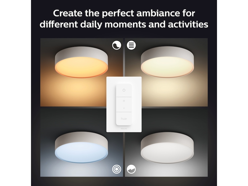 Philips Hue Enrave lille loftslampe (hvid) Loftlampe