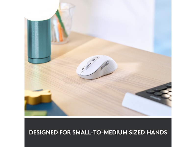 Logitech Signature M650 Medium  trådløs mus Offwhite Mus