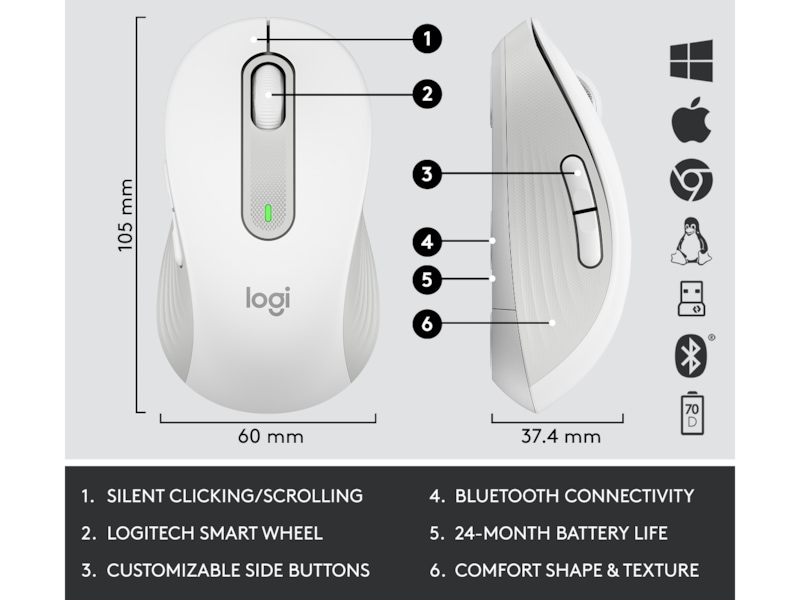 Logitech Signature MK650 Combo for Business (offwhite) Keyboards