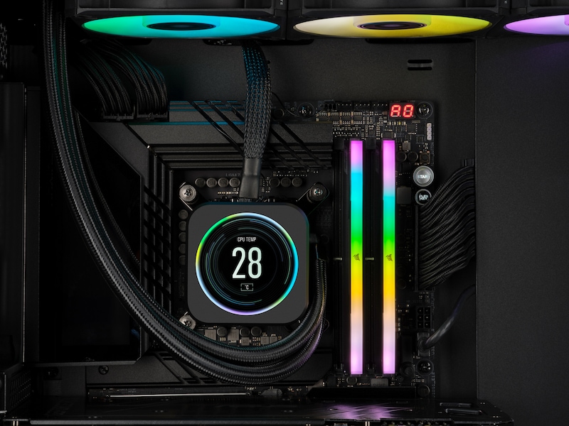 Corsair Vengeance DDR5 6200MHz 32GB RGB (sort) Hukommelse (RAM)