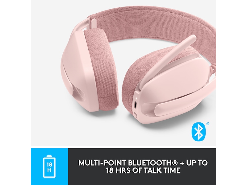 Logitech Zone Vibe 100 trådløs headset (rose) Høretelefoner