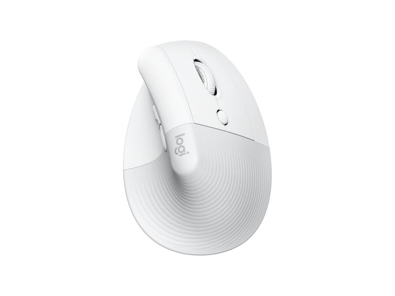 Logitech Lift for Mac Vertikal Trådløs Mus (off-white) Ergonomiske