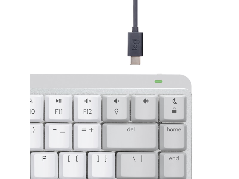 Logitech MX Mechanical Mini for Mac Minimalist Tastatur (pale grey) Keyboards