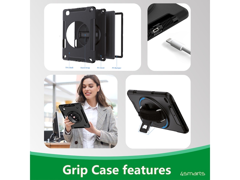 4smarts Galaxy Tab Active4 Pro Rugged Case Grip Cover til tablet