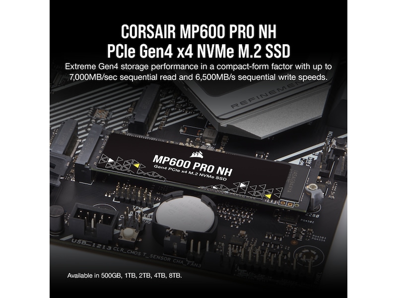 Corsair MP600 PRO NH NVMe M.2 SSD 2TB SSD M.2