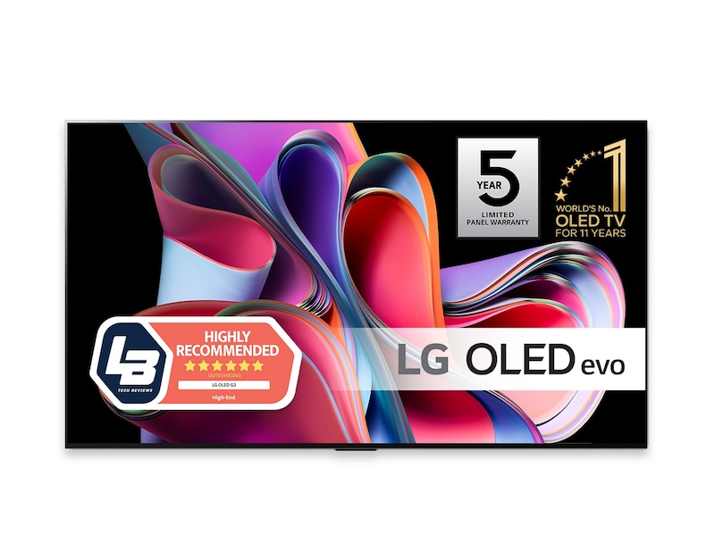 LG 83" G3 OLED 4K TV OLED83G36LA Over 80 tommer TV