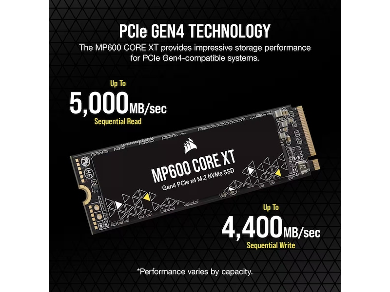 Corsair MP600 Core XT NVMe m.2 SSD 1TB SSD M.2