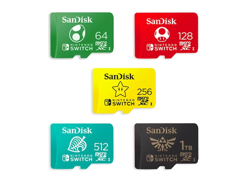 SanDisk MicroSDXC 1TB Switch Flash-hukommelse