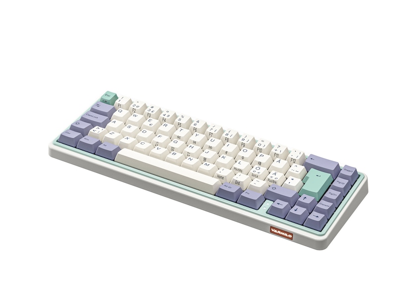 Varmilo VXT68 Minilo Eucalyptus TKL Yellow Trådløst Gamingtastatur Gamingkeyboard