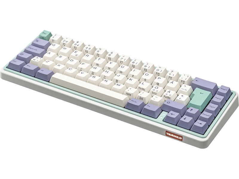 Varmilo VXT68 Minilo Eucalyptus TKL Yellow Trådløst Gamingtastatur Gamingkeyboard