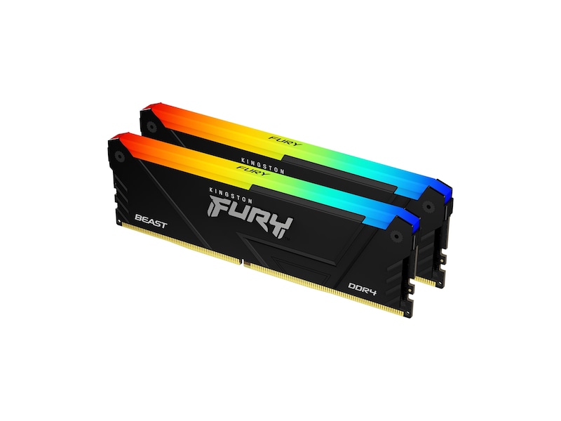 Kingston FURY Beast RGB DDR4 3200MHz 16GB Hukommelse (RAM)