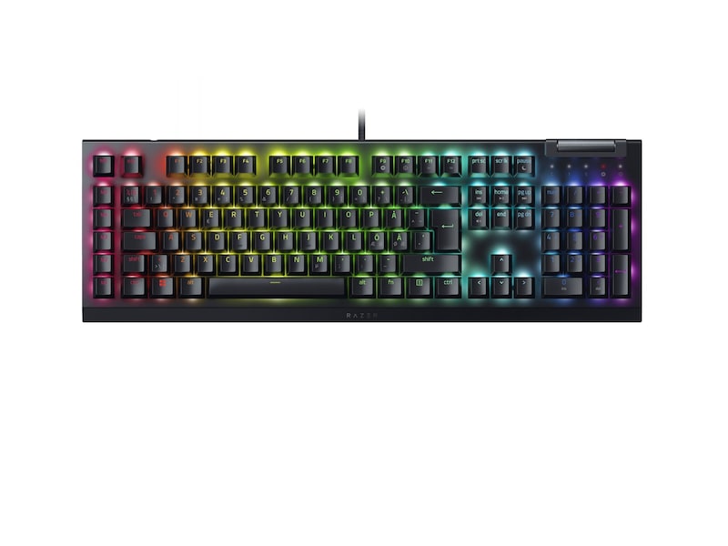 Razer Blackwidow V4 X Green Switch gamingtastatur (sort) Gamingkeyboard