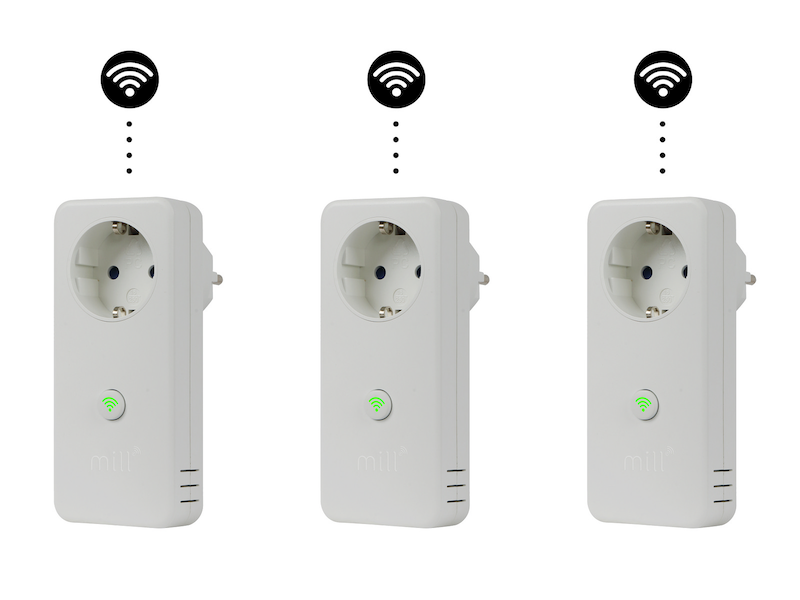 Mill WiFi Socket gen 3 - 3pk Smart strømstyring