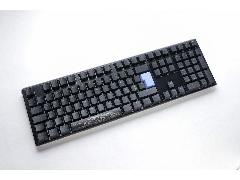 Ducky One 3 Classic Black / White Gamingtastatur RGB Blue (sort/hvidt) Gamingkeyboard