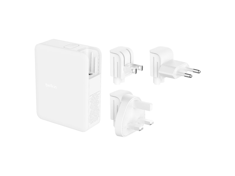 Belkin 4-port GaN 140W vægoplader (hvid) Mobilopladere