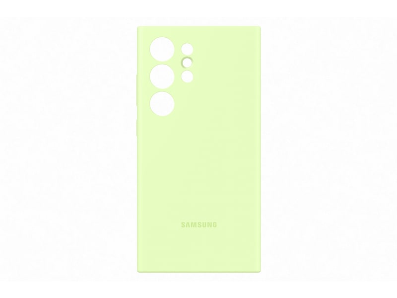 Samsung Galaxy S24 Ultra Silikonecover (light green) Mobilcover