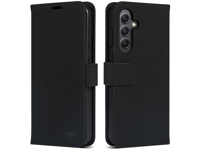 iiglo Samsung Galaxy A35 Wallet cover (sort) Mobilcover