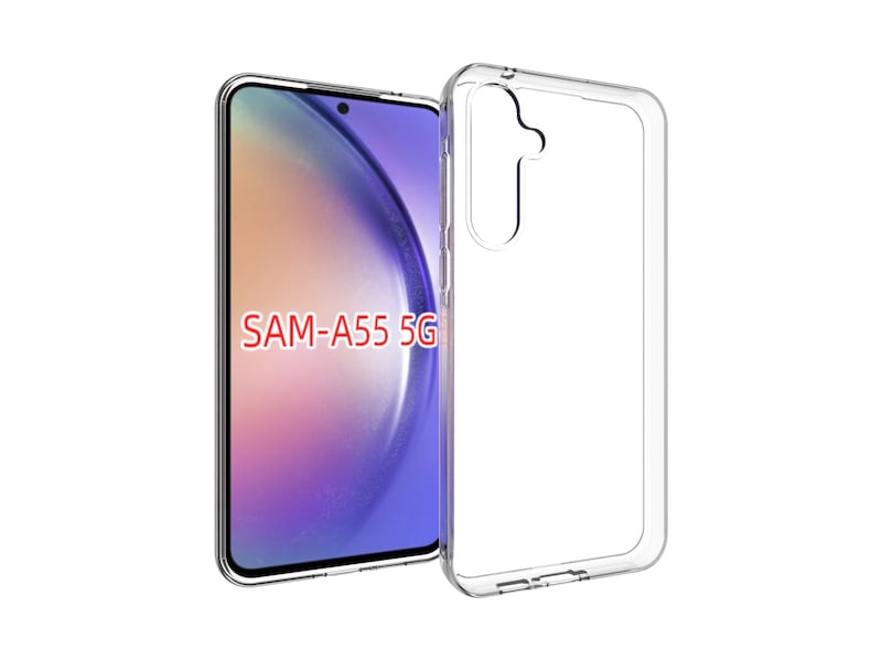 iiglo Samsung Galaxy A55 Silikonecover (transparent) Mobilcover