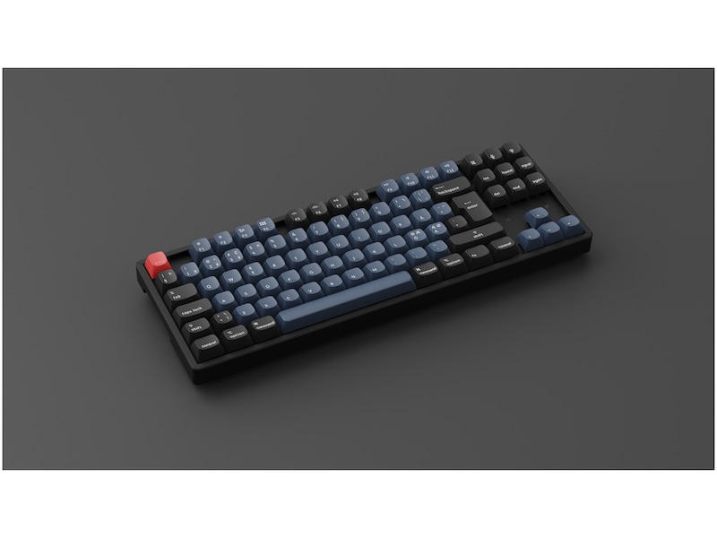 Keychron K8 Pro QMK/VIA RGB Gateron Red trådløst gamingtastatur (sort) Gamingkeyboard