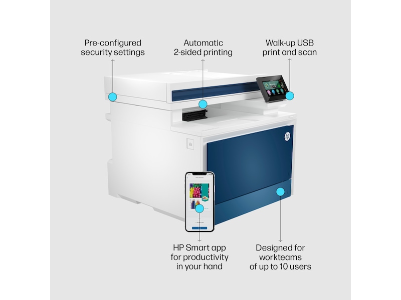 HP printer Color LaserJet Pro MFP 4302dw Multi-Funktion