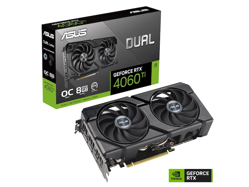 ASUS Dual GeForce RTX 4060 Ti EVO OC Grafikkort