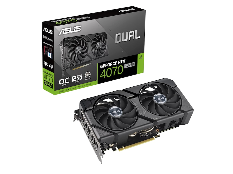 ASUS Dual GeForce RTX 4070 SUPER EVO OC Grafikkort