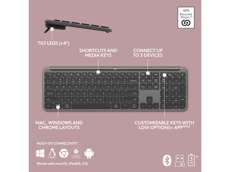 Logitech Signature Slim K950 (graphite) Keyboards