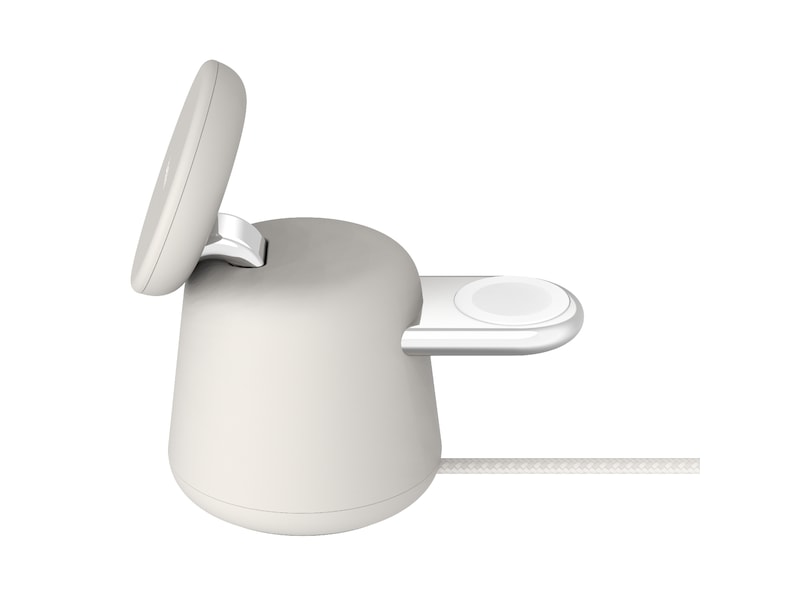 Belkin Boost Charge Pro 2-i-1 15W trådløs ladestation (sand) Trådløs oplader