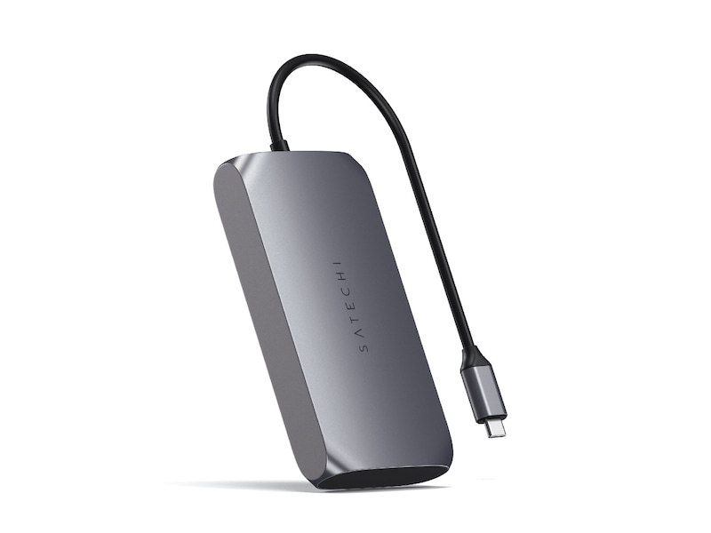 Satechi USB-C M1 Multimedia Adapter (grå) Dockingstation og USB-hub