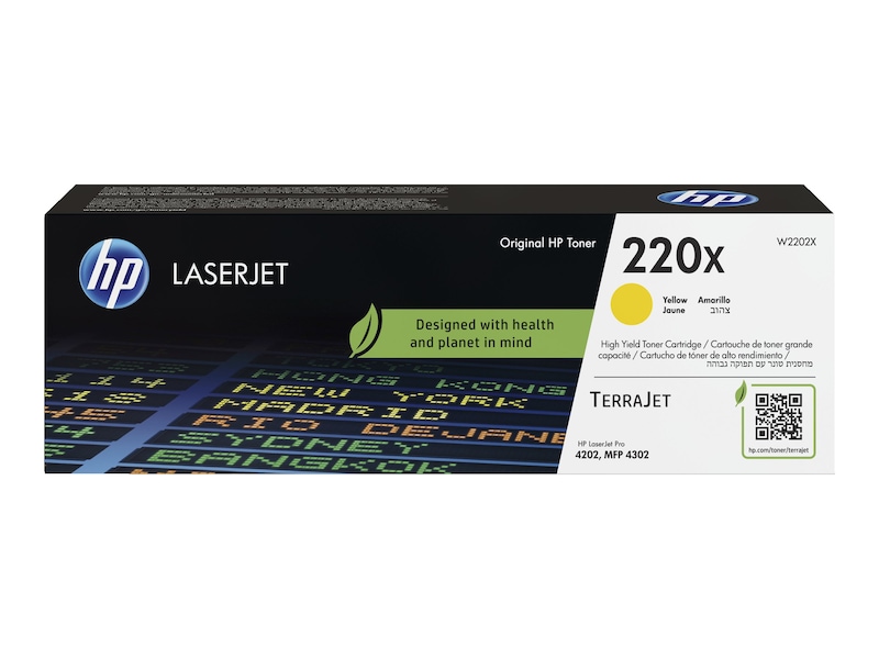 HP Toner 220X Gul Laser Toner