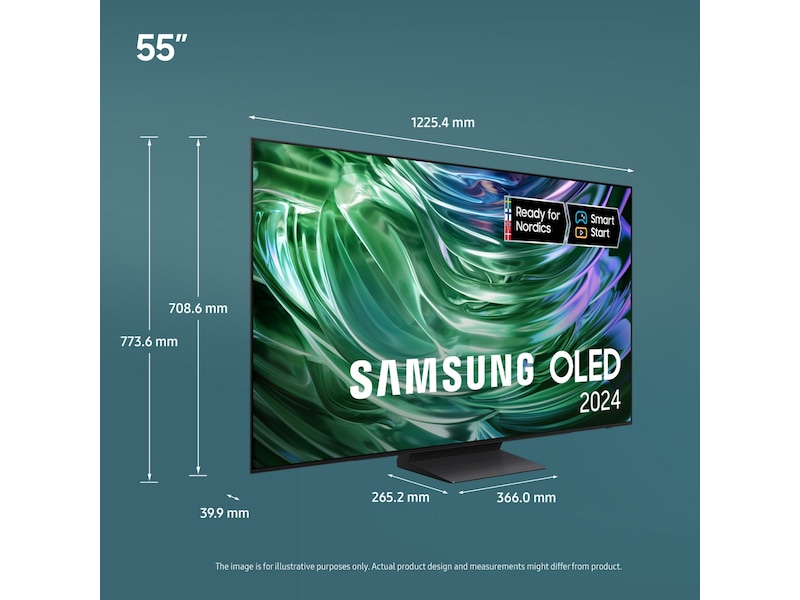 Samsung 55" S90D OLED TV TQ55S90D 50 - 59 tommer TV