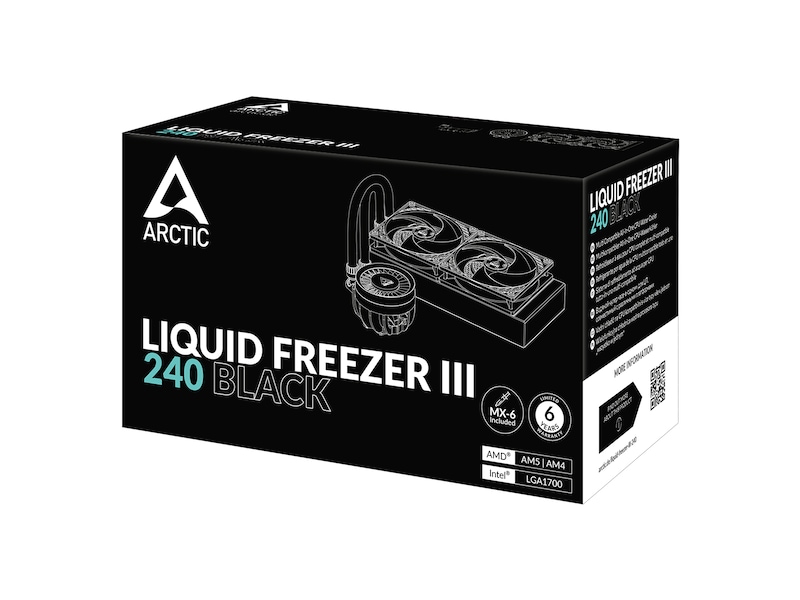 Arctic Liquid Freezer III 240 Køler (sort) CPU - Vandkøling