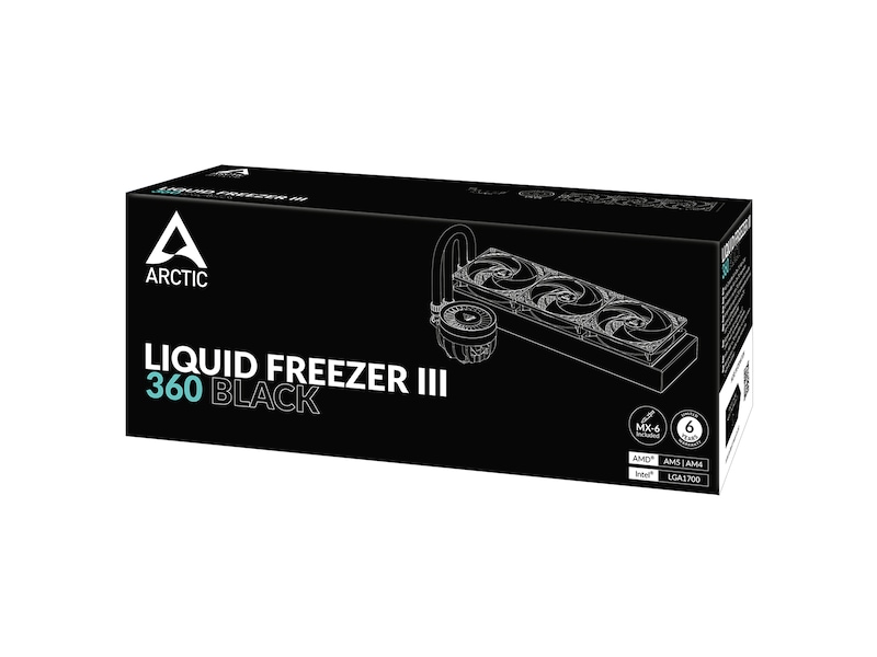 Arctic Liquid Freezer III 360 Køler (sort) CPU - Vandkøling