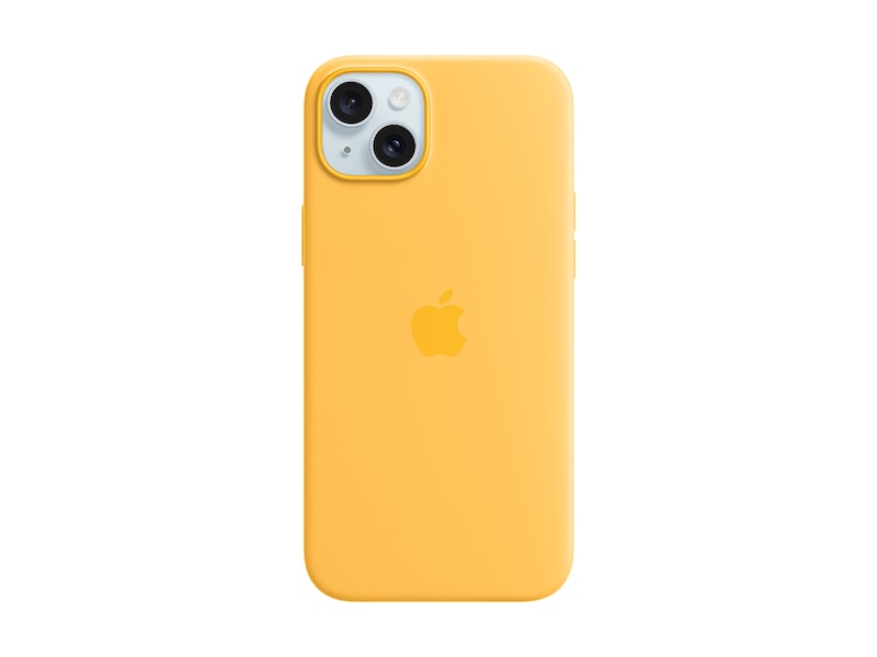 Apple iPhone 15 Plus Silikonecover (solskinsgul) Mobilcover