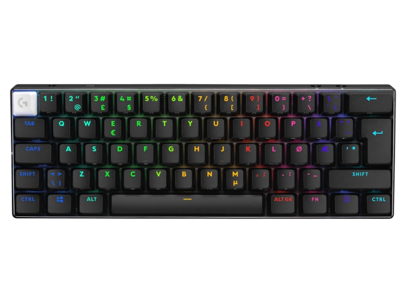 Logitech G Pro X 60 Lightspeed Linear trådløst gamingtastatur (sort) Gamingkeyboard