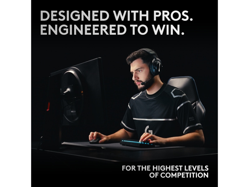 Logitech G Pro X 60 Lightspeed Linear trådløst gamingtastatur (hvid) Gamingkeyboard