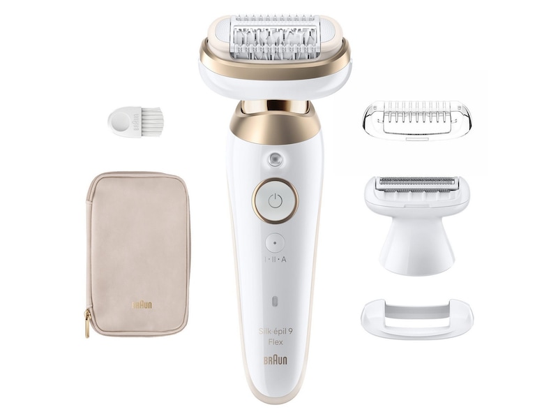 Braun Silk-épil 9 Flex 3D Epilator SES9-041 (hvid/guld) Epilator & IPL-hårfjerning