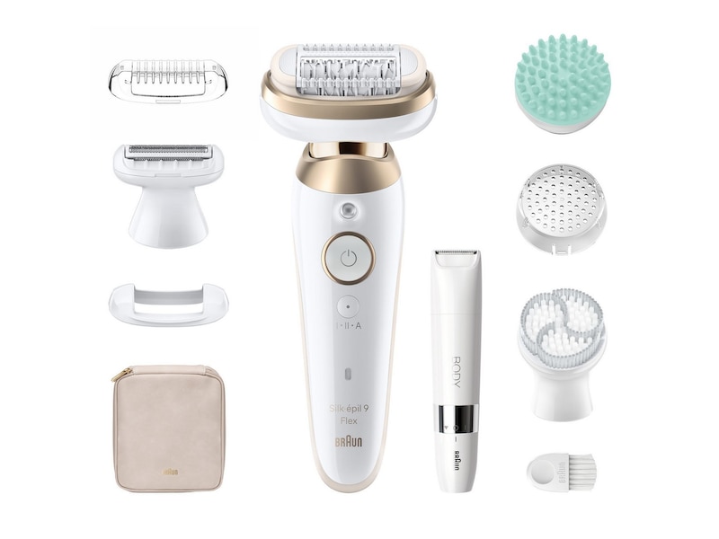 Braun Silk-épil 9 Flex 3S SkinSpa Epilator SES9-481 (hvid/guld) Epilator & IPL-hårfjerning