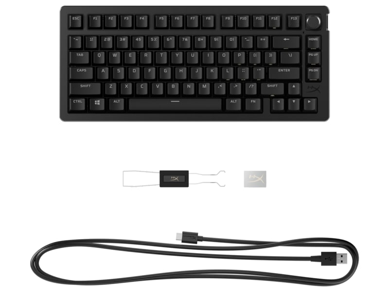 HyperX Alloy Rise 75 gamingtastatur (sort) Gamingkeyboard